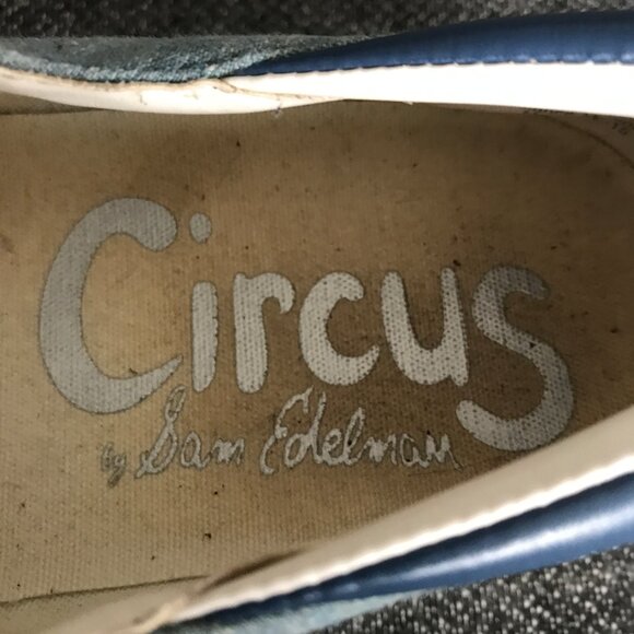 Circus Sam Edelman Blue Slip On Sneakers Womens 8.5 Queen Bee Charlie Crown Flat - Picture 8 of 10